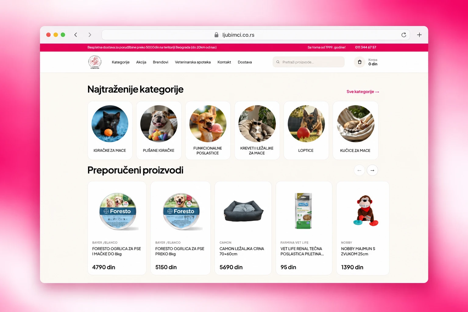 Projekat Ljubimci Pet Shop